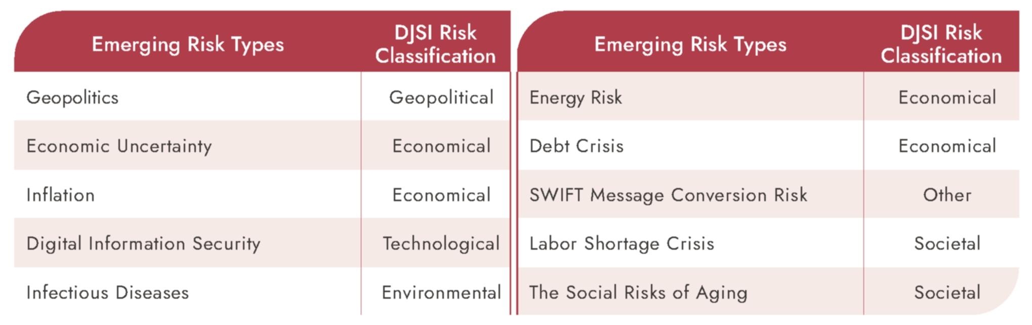 Emerging Risk Identification Results