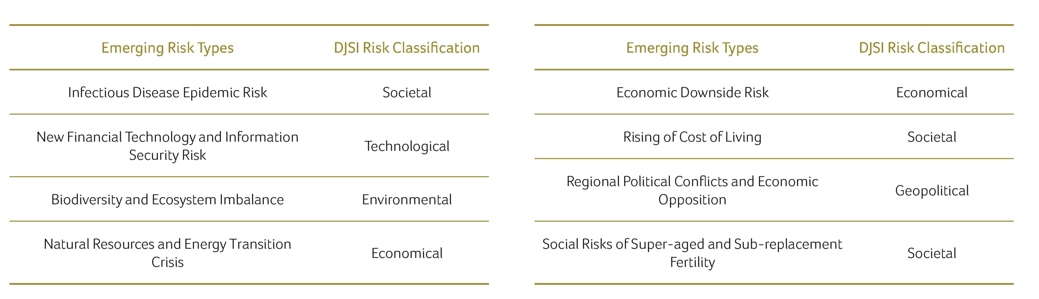 Emerging Risk Identification Results