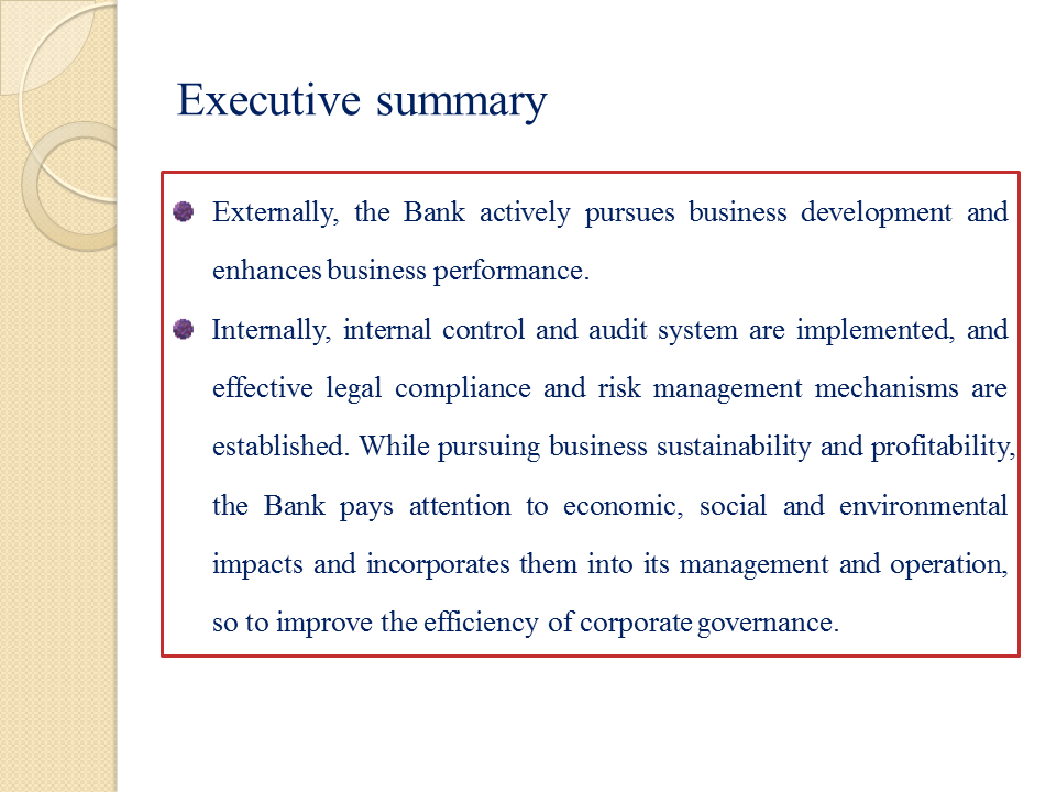 corporate governance aspects