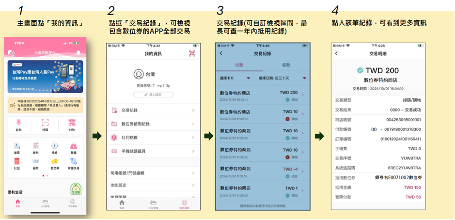 查詢消費紀錄(卡片)