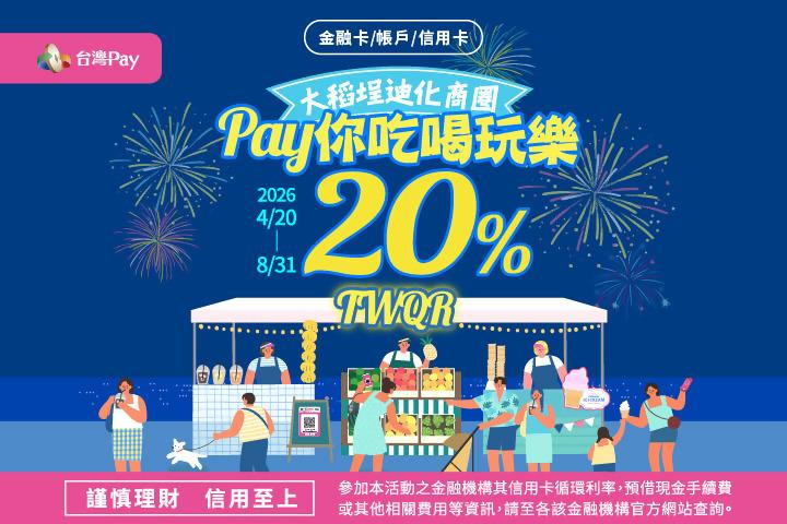 大稻埕迪化商圈 Pay你吃喝玩樂 享20%回饋