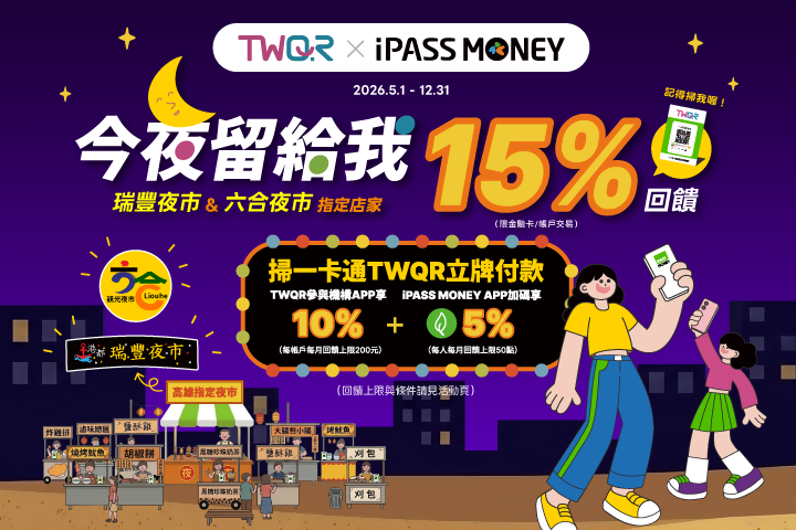 TWQR今夜留給我，高雄兩大夜市